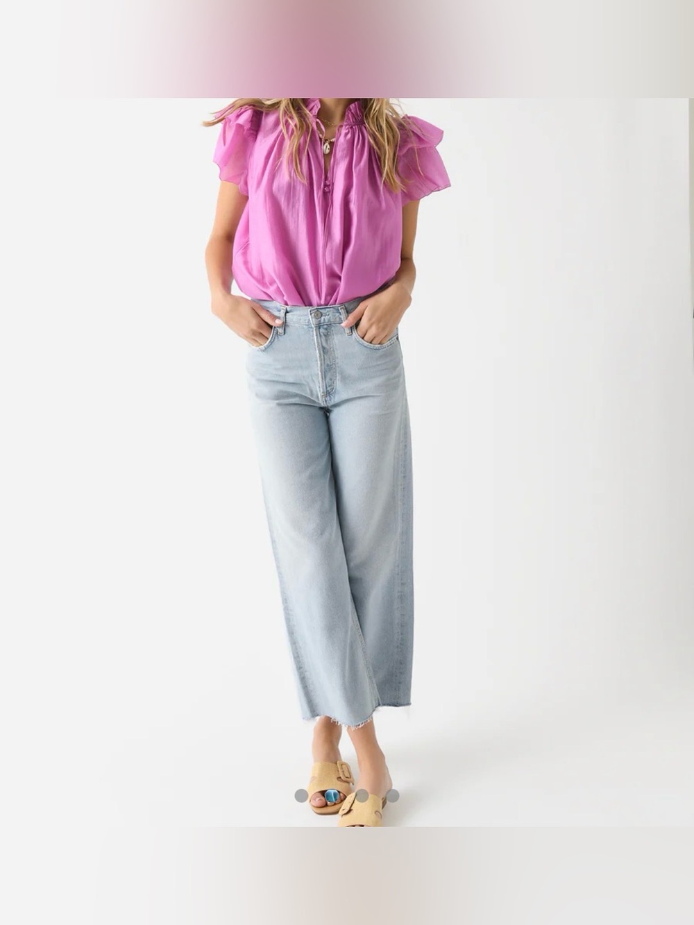 Agolde Ren High Rise Jeans in Smash